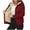 Sherpa Jacket Women-Wine, variant on Mifsaly Christmas Sherpa Jacket Women Fleece Lined Zip up Warm Hoodie Xmas Graphic Long Sleeve Drawstring Hooded Sweatshirt Classic Sport Thermal Winter Outerwear with Pockets