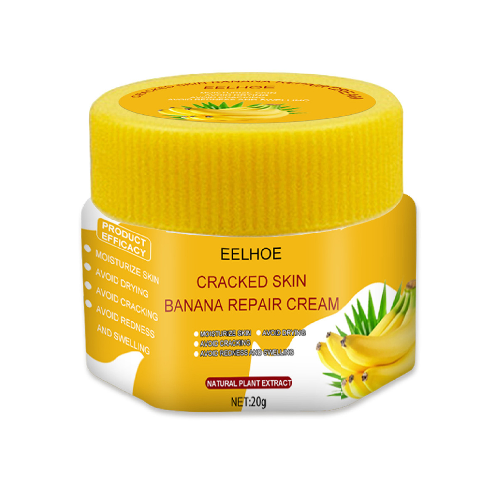 Yasu Foot Cream,20g Foot Cream Antichapping Dead Skin Removal Banana