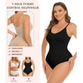 thumbnail image 7 of MANIFIQUE 3 Packs Women's Shapewear Bodysuit Tummy Control Body Shaper Waist Snatching Body Suit Thong, 7 of 7