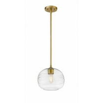 1 Light Pendant in Urban Style 10 inches Wide By 10 inches High-Olde Brass Finish Bailey Street Home 372-Bel-4185882