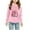 Pink, variant on Herrnalise Toddler Boys Christmas Sweatshirts Hoodies Christmas Prints Pullover Tops Kids Hooded Sweaters Xmas Outerwear