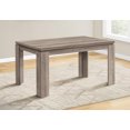 thumbnail image 3 of Monarch Specialties Dining Table, 60" Rectangular, Kitchen, Dining Room, Laminate, Brown, Contemporary, Modern, 3 of 5
