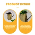 thumbnail image 3 of Milisten Plant Holder Metálico Dorado Para Con Estilo Retro Y Asa Cómoda, 3 of 8