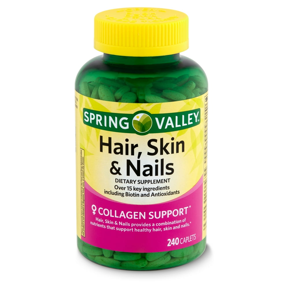 Spring Valley Hair, Skin & Nails Dietary Supplement, 240 count