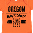 thumbnail image 4 of Inktastic Oregon Awesome Since 1859 Boys or Girls Baby Bodysuit, 4 of 5