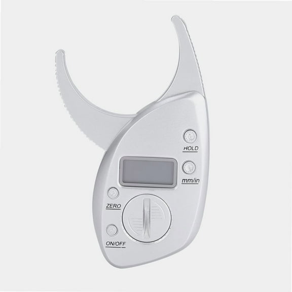 Body Fat Monitors, Portable Digital Skinfold Measurement Tester Measuring Caliper, LCD Display Skin Muscle Tester Analyzer