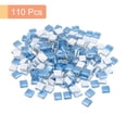 thumbnail image 3 of Uxcell Mosaic Tiles, 1 x 1cm Micro Glass Tiny Mini Mosaic Tile DIY Hobbies Handmade Crystal Free Stone Craft Material Creativity (AB Cobalt Blue Pack of 110), 3 of 7