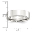 thumbnail image 3 of Sterling Silver 6mm Comfort Fit Flat Size 10 Band, 3 of 5