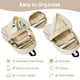 thumbnail image 4 of Mochila Unineovo School para adolescentes y niñas de pana beige, 4 of 9