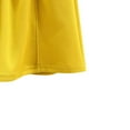 thumbnail image 4 of Yellow Womens Pants Women's Elastic Waist Knee Length Casual Cotton Shorts with Sweatpants Womens Fashion, 4 of 4