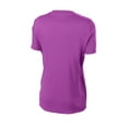thumbnail image 6 of Sport-Tek V-Neck Tee (LST353) Pink Orchid, 2XL, 6 of 6
