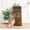 Brown, variant on NEILA Dog Feeding Station with Hidden Pet Feeding Station, Flip-Type Food Storage Cabinet, Large Storage Space, Suitable for Various Scenarios, Modern Organizer - Brown