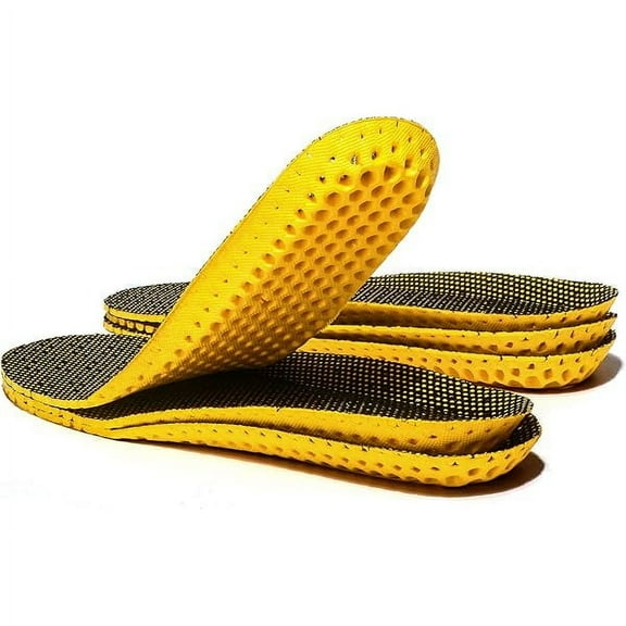 USBSO 3 Pairs Comfortable Breathable Insoles - Comfort Cushioned for Running Walking Hiking, Replacement Comfort Inserts Shoes Pad for Men (US8-11)