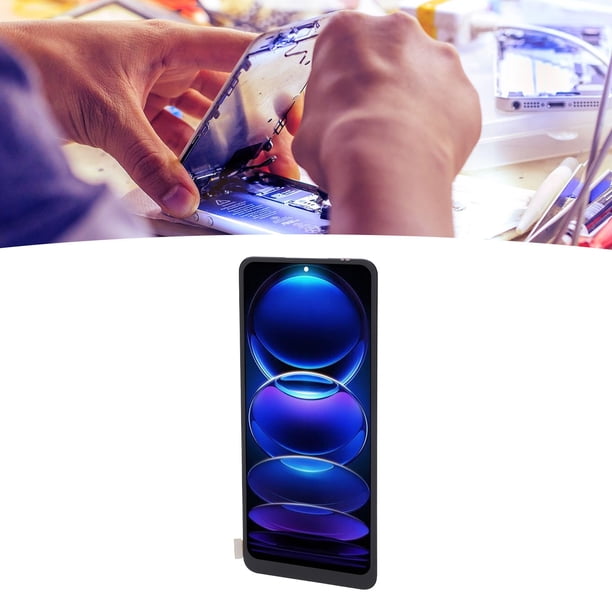 Pantalla LCD Digitalizador De Pantalla Táctil, Luz De Repuesto Pantalla LCD Kits De Reparación De Ensamblaje Completo Áreas No Muertas De Alto Brillo Para Mantenimiento