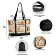 thumbnail image 2 of FORMRS Canvas Laptop Tote Bag for Women with 15.6" Computer Compartments Shoulder Handbag, Fall Book Shelf, 2 of 7