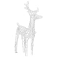 thumbnail image 4 of vidaXL Christmas Decoration Lighted Reindeer and Sleigh with LEDs Acrylic, 4 of 9