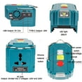 thumbnail image 3 of For Makita/Bosch/Dewalt/Milwaukee 18V Battery Outdoor Portable Inverter 200W AC 120-220V Modified Sine Wave Power Adapter, 3 of 28