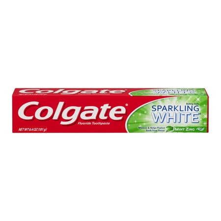 Colgate Sparkling White Toothpaste Mint Zing 6.40 oz