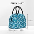 thumbnail image 5 of Naloa Daisies Flowers Print Lunch Bag for Women Men,Insulated Lunch Box for Adult,Reusable Lunch Tote Bag for Work, Picnic or Travel, 5 of 8