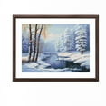 thumbnail image 3 of River Lake Winter Snow Scene 5D Diamond Art Painting by Number Kits for Adults DIY Paint with Round Full Drill Diamond Gems Painting Art Craft for Home Wall Decor 11.8x15.8inch, 3 of 8