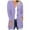 Purple, variant on Fiaer Womens Casual Long Knit Cardigan Sweaters Loose Button Down V-Neck Long Sleeve Trendy Tops With 2 Pockets White XL