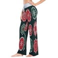 thumbnail image 2 of Small Women's Comfy Casual Pajama Pants Stretch Fabric Suitable for Yoga Pants Hippie Pants，The Best Holiday Gifts for Women White Outline, 2 of 7