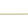 thumbnail image 3 of Auriga Fine Jewelry 10K Yellow Gold 1.5 mm Diamond-cut Wheat Chain Necklace for Women 16", 3 of 7