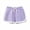 Purple, variant on SROBPTY Toddler Girls Summer Shorts Solid Knee Length Breathable Pants for 1-6Y