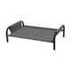 thumbnail image 3 of Cama elevada refrescante para perros, cuna de descanso para perros, estructura de metal, cama resistente para mascotas Gris, 3 of 9