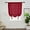 Red, variant on Yipa Tie Up Window Curtains, Sheer Window Drapes,Short Curtain Scarf,Cafe Kitchen Curtain Valance,Rod Pocket Curtain Panel