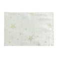 thumbnail image 4 of Fennco Styles Holiday Embroidered Metallic Star Placemats 13" W x 19" W, Set of 4 - Ivory Woven Table Mats for Home Décor, Banquet, Family Gathering, Christmas, Special Occasion, 4 of 5