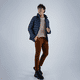 thumbnail image 4 of Chamarra Acolchada Impermeable HikePath para Hombre Color Azul Talla chica, 4 of 8