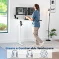 thumbnail image 3 of VIVO Electric 48" x 30" Stand Up Desk, White Table Top, White Frame, 3 of 8