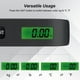 thumbnail image 4 of 2-Pack Travel Digital Luggage Scale - Portable Luggage Scale -Luggage Scales for Suitcases - Ideal for Travel Scale Luggage Weight - 110LB/50KG, includes Battery - Temperature Display Luggage Scale, 4 of 6