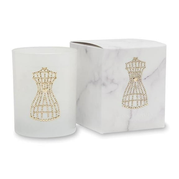 Dress Form 9.5 oz. Icon Candle in White Marble
