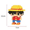 thumbnail image 4 of Series One Piece Micro-particle Building Blocks Cartoon Doll Children's Gift Assembled Educational Toy Gift For Boys And Girls, 4 of 5