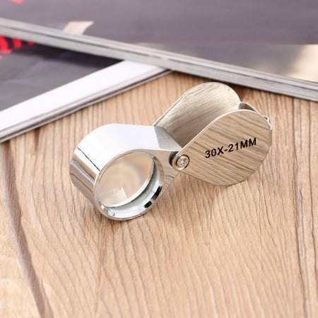 30X Glass Magnifying Magnifier Jeweler Eye Jewelry Loupe Loop