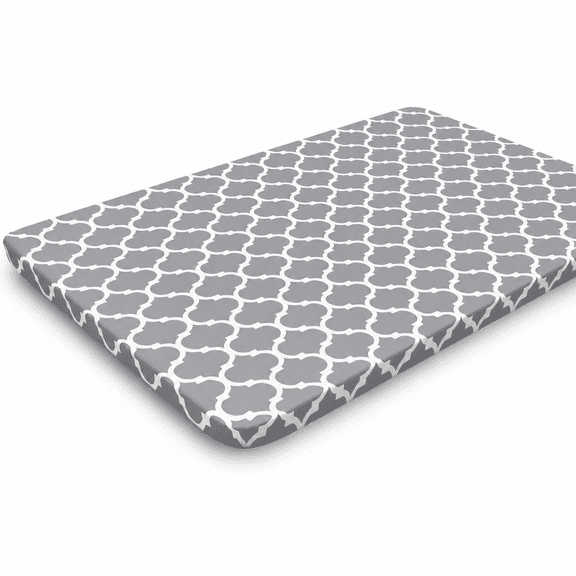 Waterproof Elastic Fitted Rectangle Picnic Table Cover for 6 Foot Tables, Wipeable Flannel Backed Vinyl Tablecloth Protector for Outdoor Camping (Grey, 30x72 Inches)
