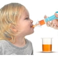 thumbnail image 3 of 2 Pieces Baby Oral Feeding Syringe Baby Liquid Feeder Dispenser With Pacifier Head Suitable For Infants Newborns (blue And Pink), 3 of 5