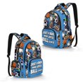 thumbnail image 2 of Whosucclay Sports Balls Pattern with Paint Splatter Accents Kids Backpack with Lightweight Large Capacity School Bag, Adjustable Straps 17 Inch Bookbag for Travel, 2 of 8