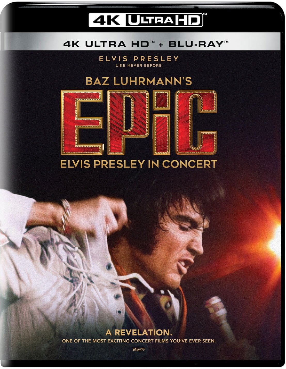 Epic: Elvis Presley In Concert (4K Ultra HD + Blu-ray) Decal - Neon, Documentary