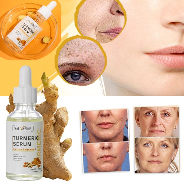 Thsue Turmeric Dark Spot Corrector Serum, Turmeric Face Serum Serum Skin Care Moisturizing