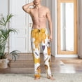 thumbnail image 2 of Yiaed Honey Bee Set Print Men's Lounge Pants, Loose PJ Bottoms, Long Pajama Pants for Men-Small, 2 of 6