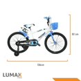thumbnail image 4 of Bicicleta Urbana Infantil Lumax Rodada 20 con Canasto Azul, 4 of 4