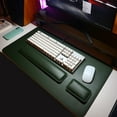 thumbnail image 3 of CSChome Mouse Wrist Support Wrist Rest Set Ergonomic Super Soft Double Sided Faux Leather Non-Slip Keyboard Support, 3 of 6