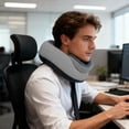 thumbnail image 2 of Neck Pillow - Spiral Wrapping Cushion | Washable Travel Support Pillow for Head and Neck, Ideal for Airplane Car Road Trips Camping Sleeping Home Office Chin Support On The Go(Q), 2 of 9