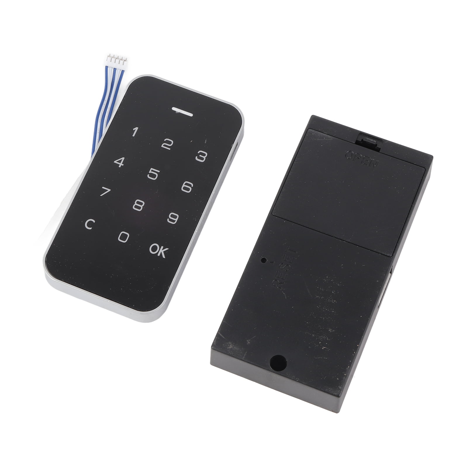 NFTIGB Smart Cabinet Lock Universal Password RFID Card Electronic Induction Keyless Entry for Wooden Chest Drawer Cupboard (5.12 inches / 13 cm) - No Batteries Included