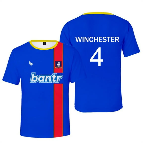 Ted Lasso A.F.C. Richmond Jersey Cosplay T-shirt Crewneck Short Sleeve Tee Women Men Streetwear Tops