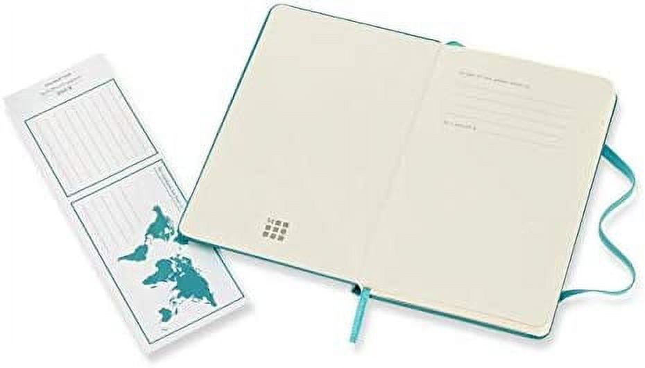 Moleskine Classic Notebook, Pocket, Plain, Blue Reef, Hard Cover (3.5 X 5.5) (Other)