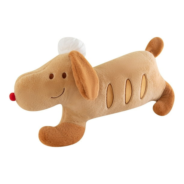 Muñeca de peluche para perro de peluche, estilo baguette, 50 cm, dibujos animados